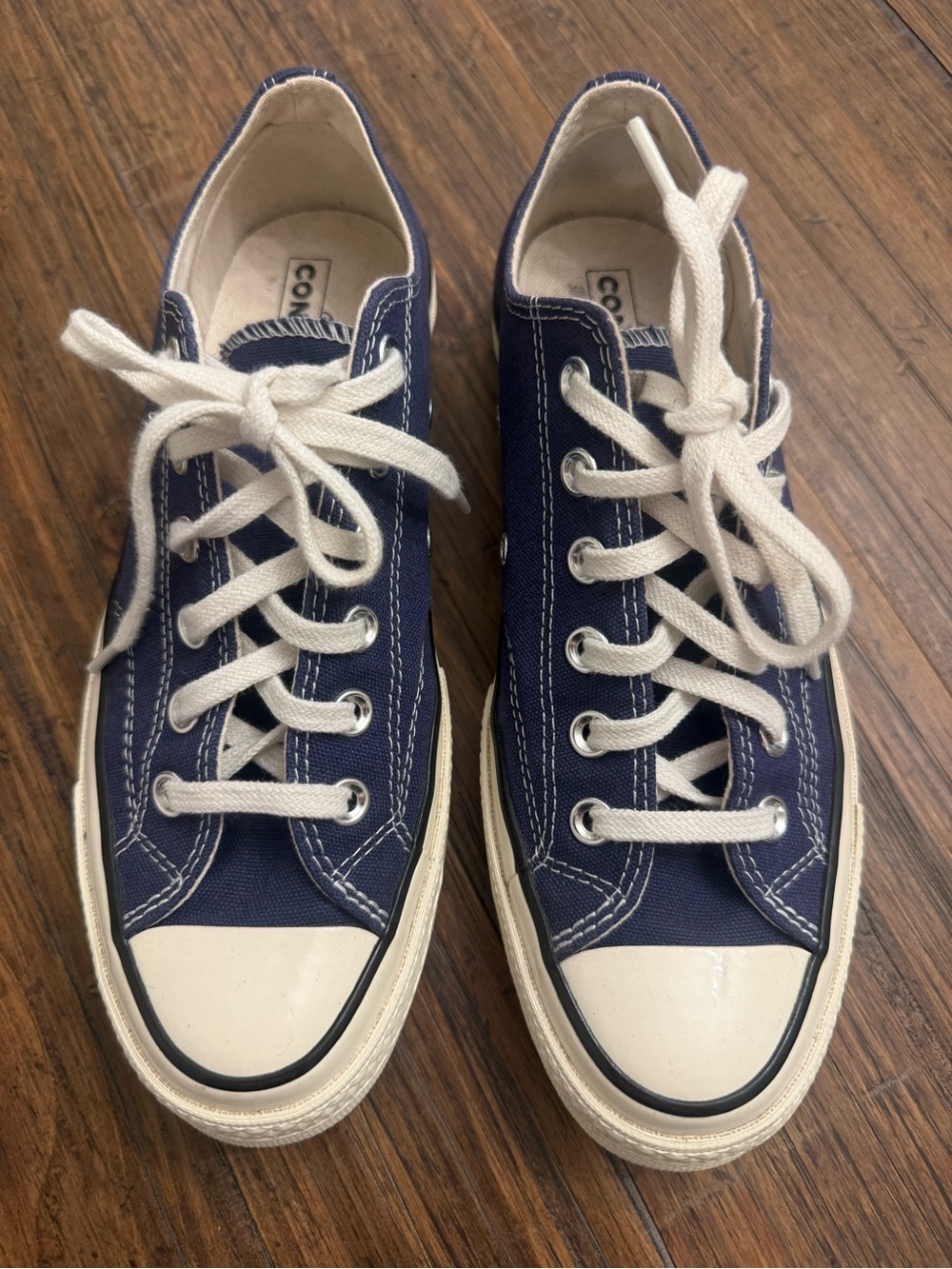 Converse Chuck Taylor All Star Navy Blue low top sneakers women’s 8.5